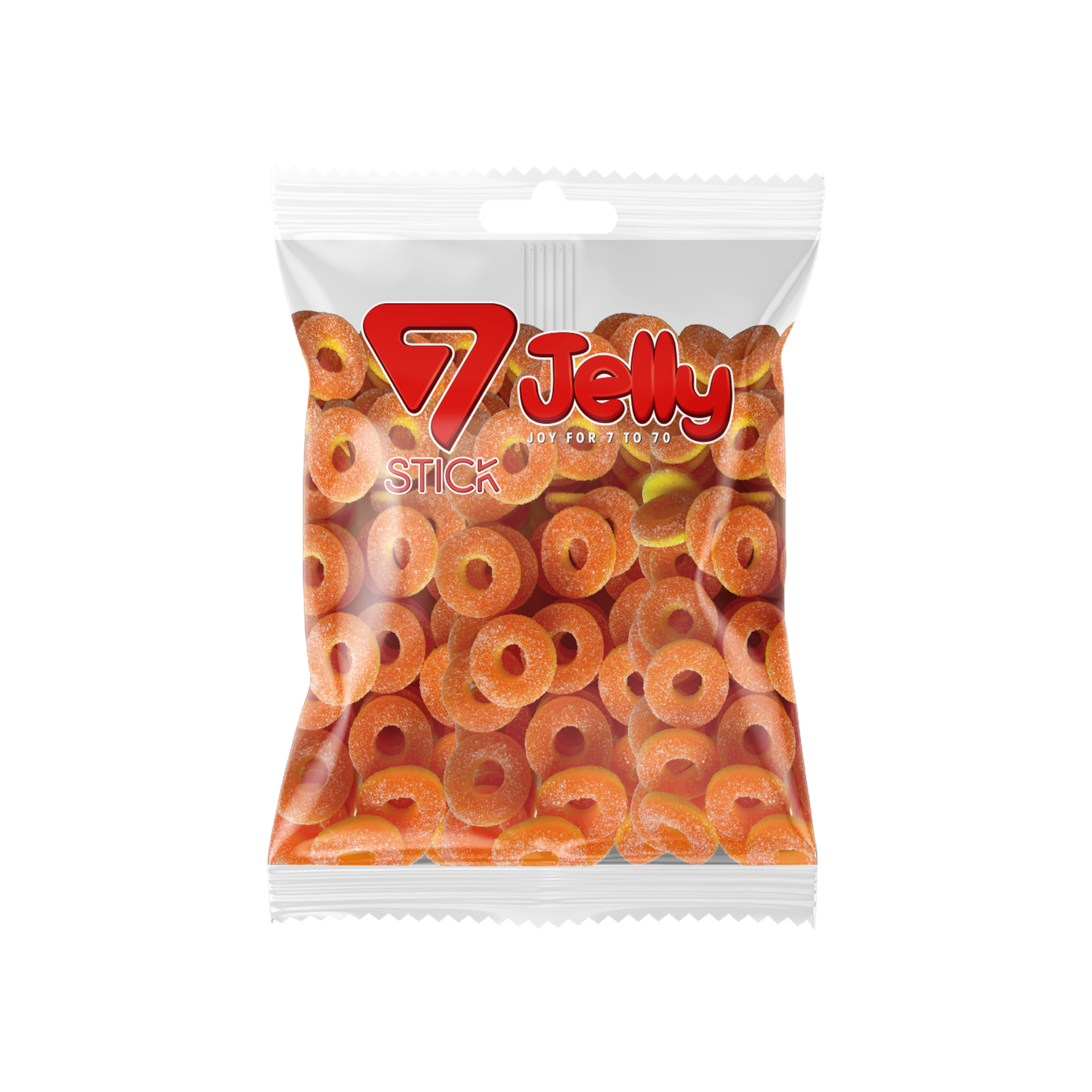 7JELLY ŞEKERLİ PORTAKAL HALKA 1KG