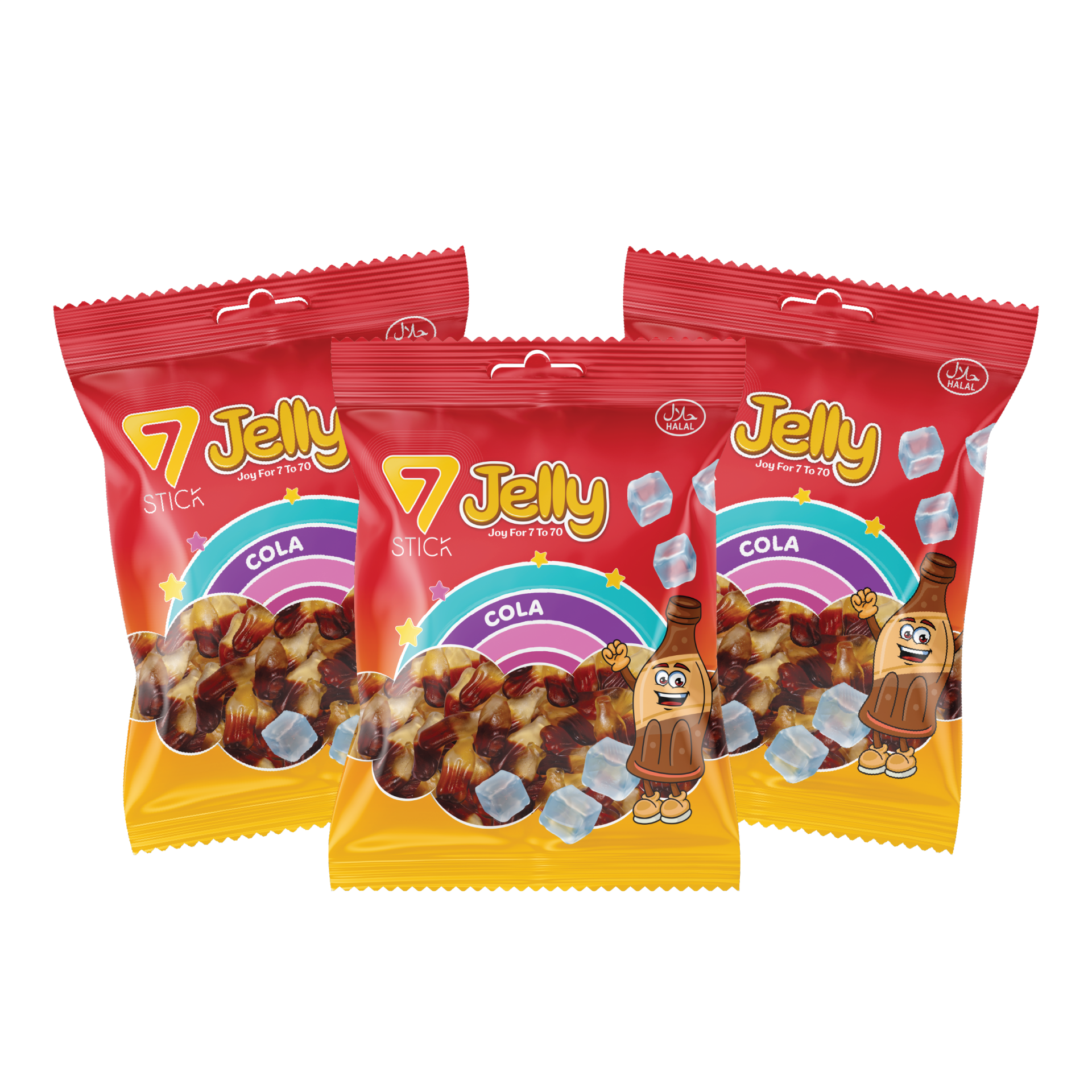 7JELLY COLA 80G x 3 (Adet)