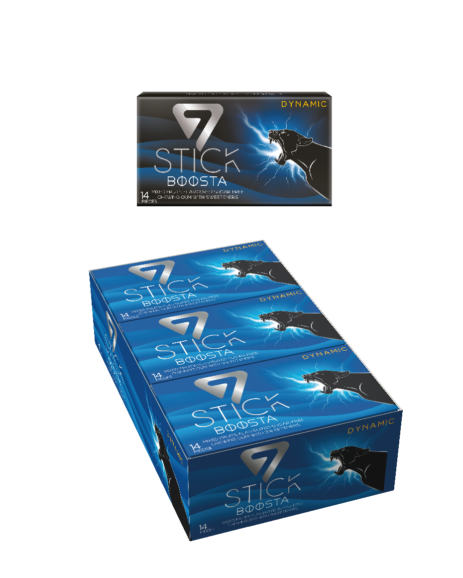 7STICK SEKERSIZ 14LU KARIŞIK MEYVE AROMALI SAKIZ 29gr (12 Adet)