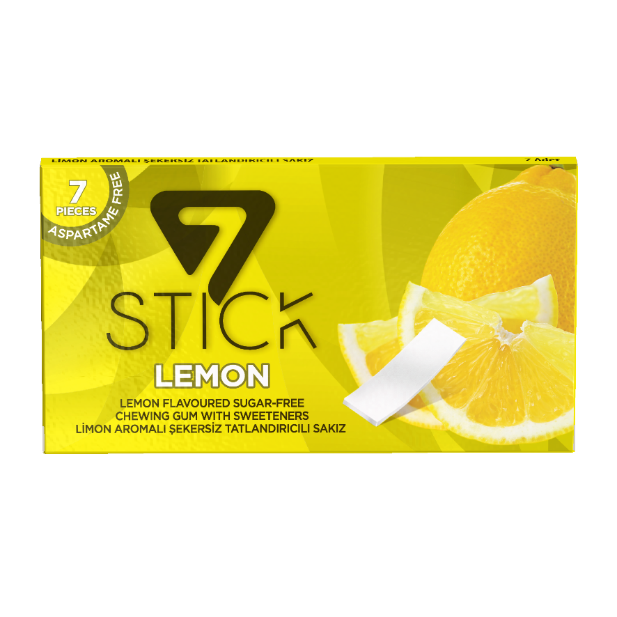 7STICK SEKERSIZ 7LI LIMON AROMALI SAKIZ 14,5gr