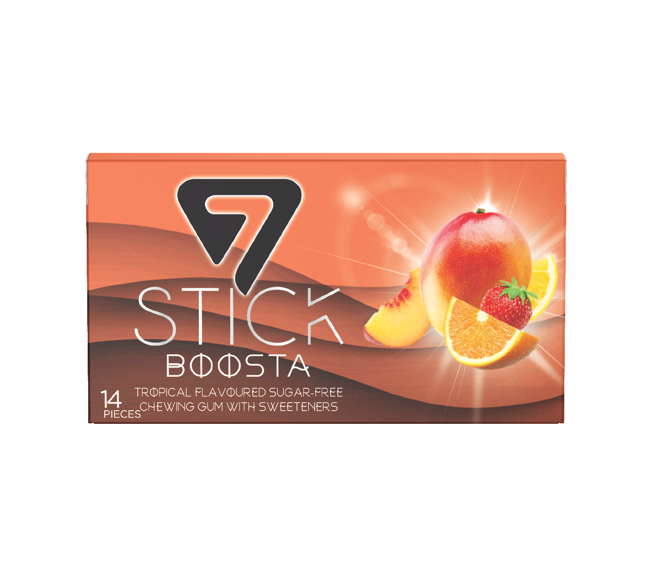 7STICK SEKERSIZ 14LU TROPIKAL AROMALI SAKIZ 29gr