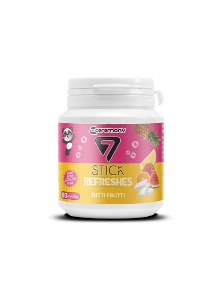 7STICK SEKERSIZ TUTTI FRUTTI AROMALI DRAJE SAKIZ 60 PCS