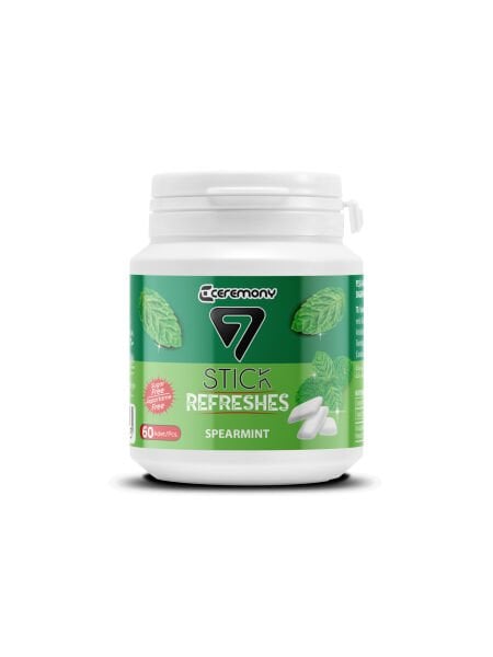 7STICK SEKERSIZ SPEARMINT AROMALI DRAJE SAKIZ 60 PCS