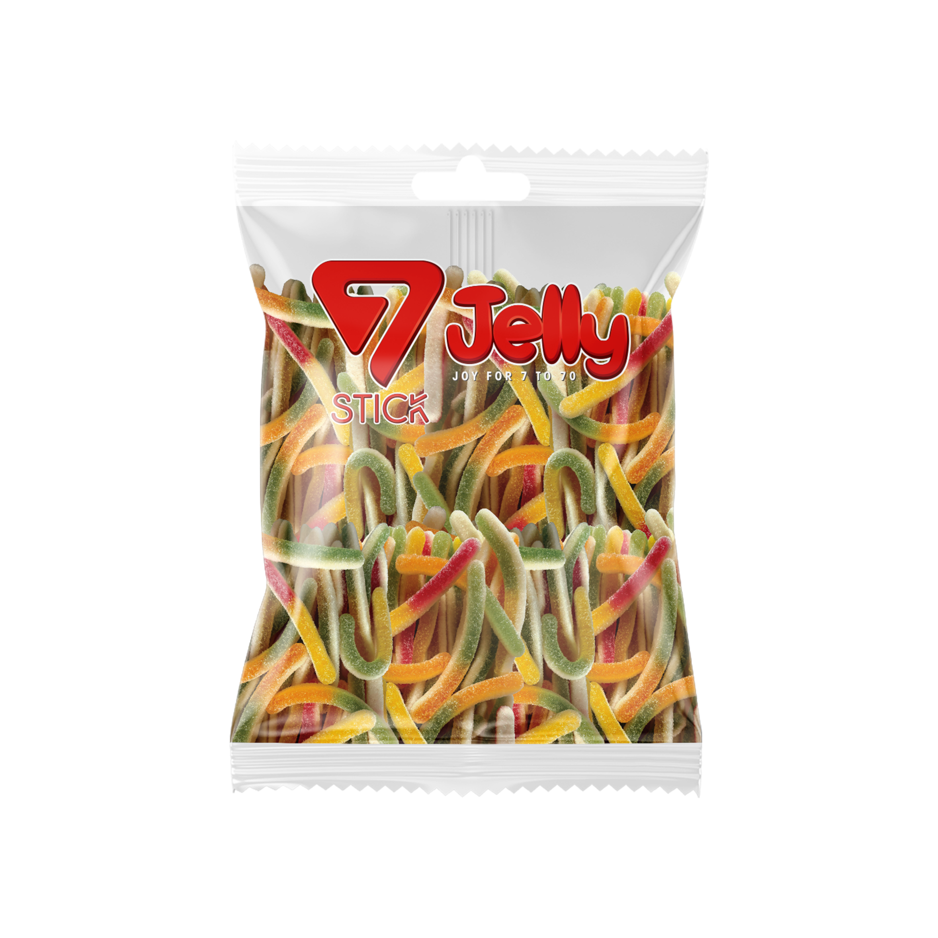 7JELLY ŞEKERLİ DEV SOLUCAN 1KG