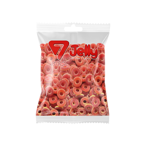 7JELLY ŞEKERLİ ŞEFTALİ HALKA 1KG