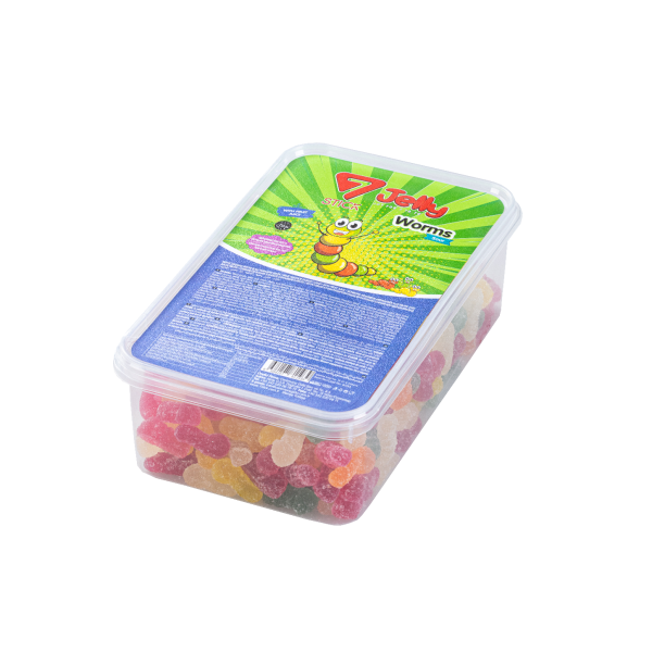 7JELLY ŞEKERLİ SOLUCAN 1KG KASE