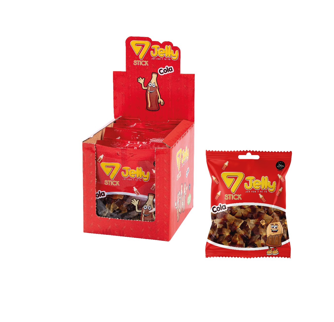 7JELLY COLA 80G x12