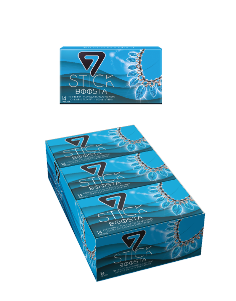 7STICK SEKERSIZ 14LU KESKİN NANE AROMALI SAKIZ 29gr (12 Adet)