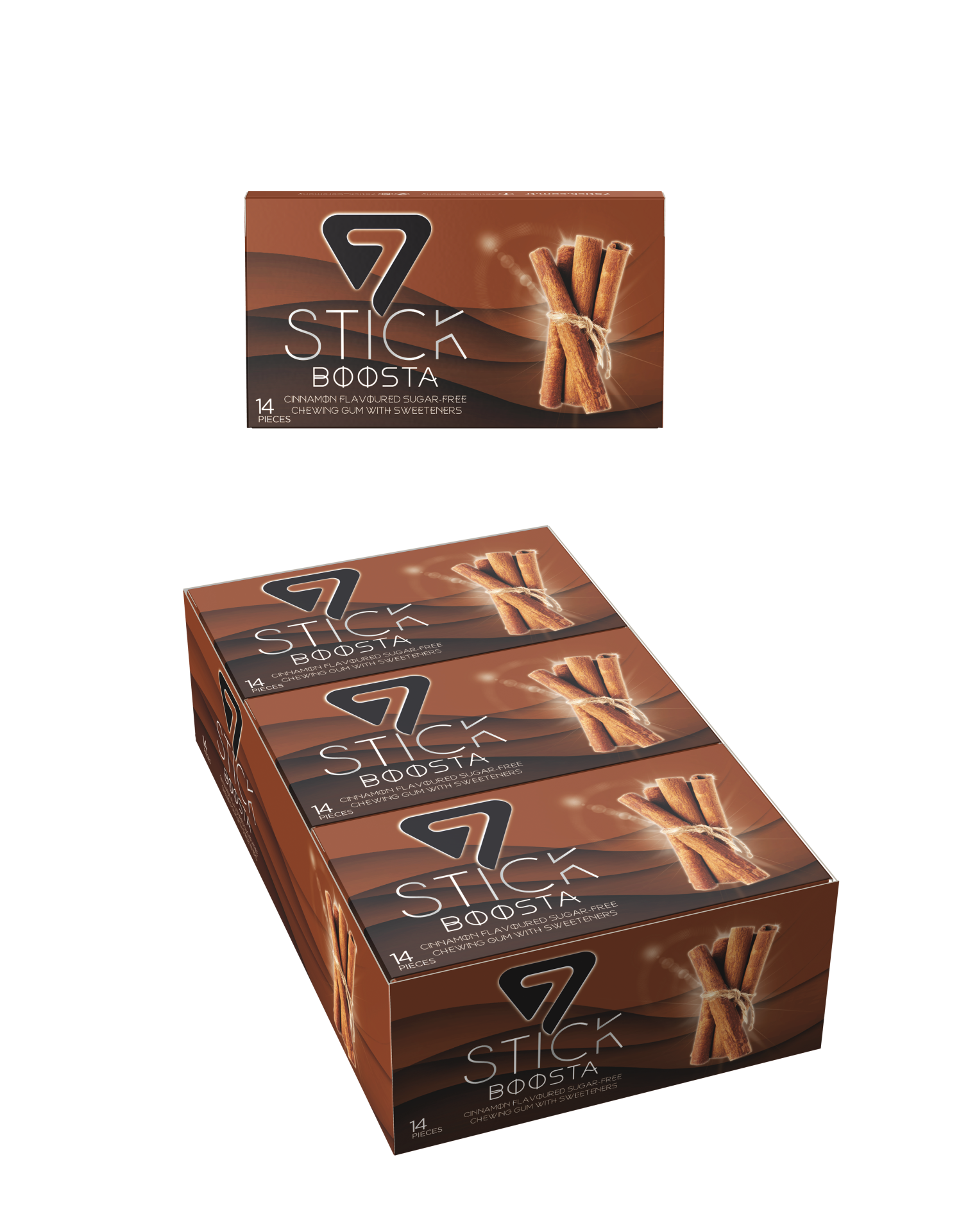 7STICK SEKERSIZ 14LU TARCIN AROMALI SAKIZ 29gr (12 Adet)