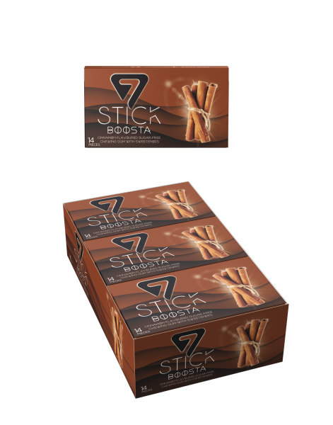 7STICK SEKERSIZ 14LU TARCIN AROMALI SAKIZ 29gr (12 Adet)