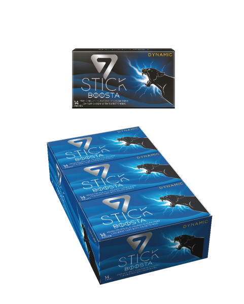 7STICK SEKERSIZ 14LU KARIŞIK MEYVE AROMALI SAKIZ 29gr (12 Adet)