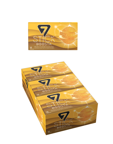 7STICK SEKERSIZ 14LU KAVUN AROMALI SAKIZ 29gr (12 Adet)