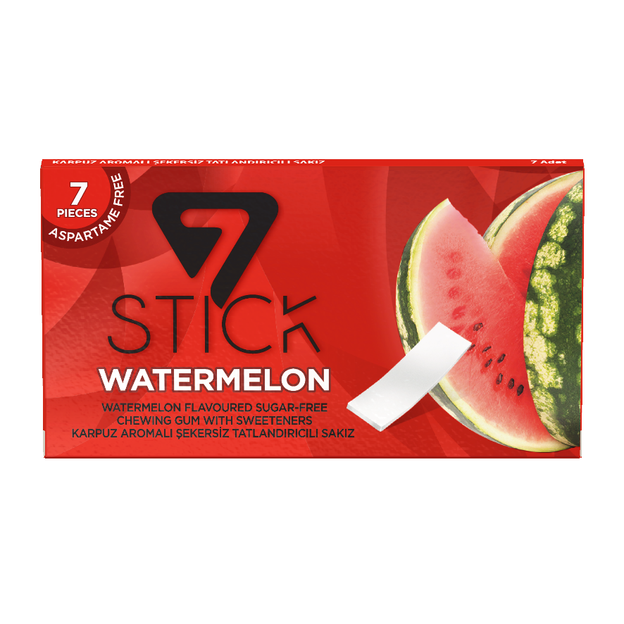 7STICK SEKERSIZ 7LI KARPUZ AROMALI SAKIZ 14,5gr