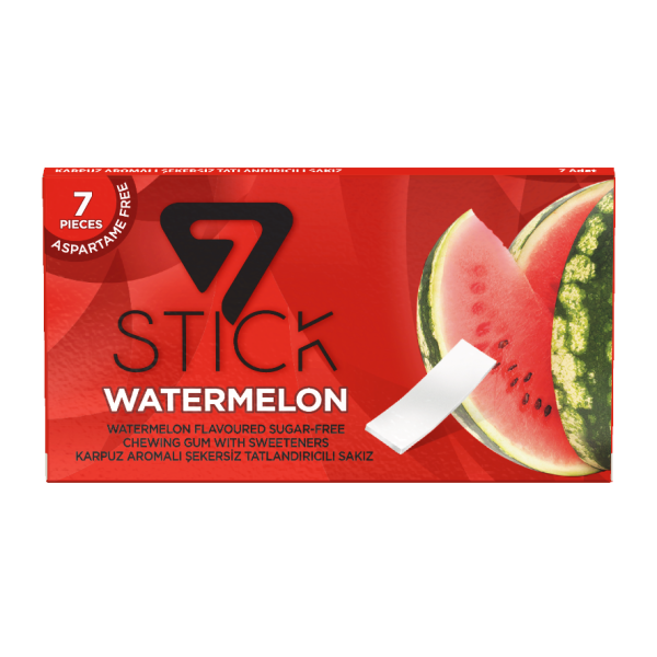 7STICK SEKERSIZ 7LI KARPUZ AROMALI SAKIZ 14,5gr