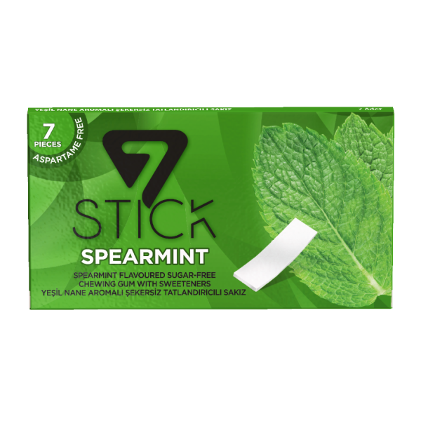7STICK SEKERSIZ 7LI YEŞİL NANE AROMALI SAKIZ 14,5gr