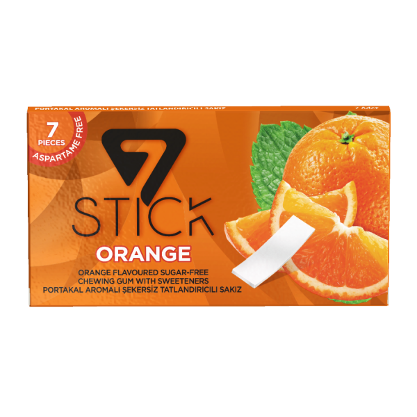 7STICK SEKERSIZ 7LI PORTAKAL AROMALI SAKIZ 14,5gr