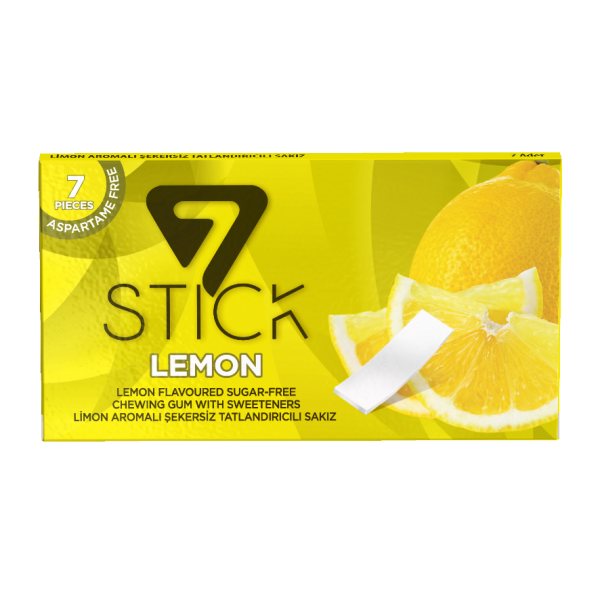 7STICK SEKERSIZ 7LI LIMON AROMALI SAKIZ 14,5gr