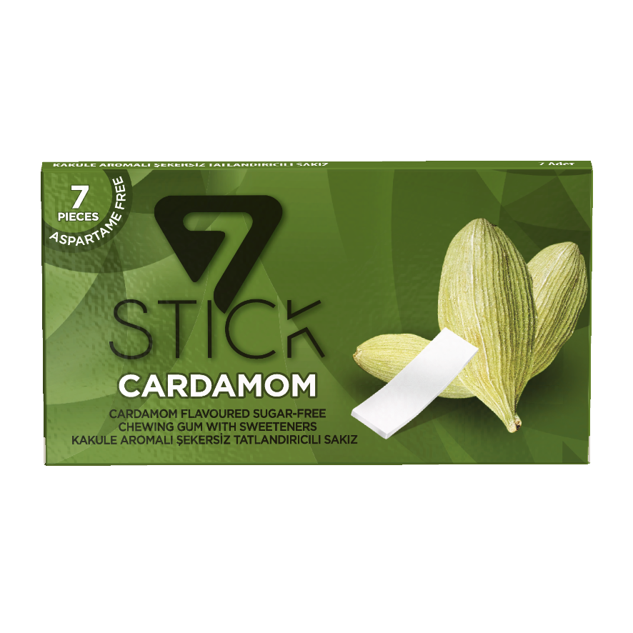 7STICK SEKERSIZ 7LI KAKULE AROMALI SAKIZ 14,5gr