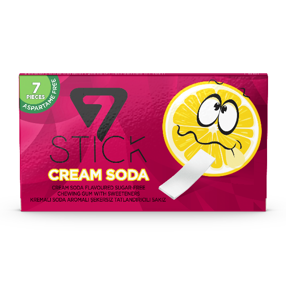7STICK SEKERSIZ 7LI KREMALI SODA AROMALI SAKIZ 14,5gr