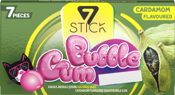 7STICK SEKERLI 7LI KAKULE AROMALI SAKIZ 14,5gr