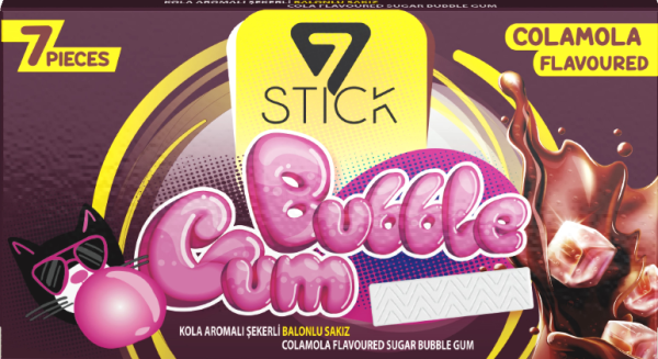 7STICK SEKERLI 7LI KOLA AROMALI SAKIZ 14,5gr