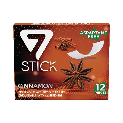 7STICK SEKERSIZ 12LI TARÇIN AROMALI SAKIZ 33gr