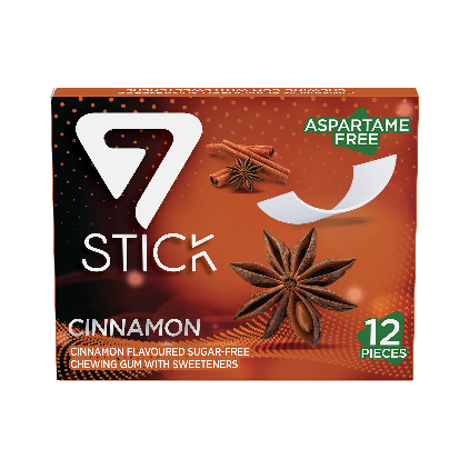 7STICK SEKERSIZ 12LI TARÇIN AROMALI SAKIZ 33gr