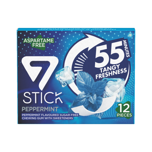 7STICK SEKERSIZ 12LI 55DK KESKIN NANE AROMALI SAKIZ 33gr