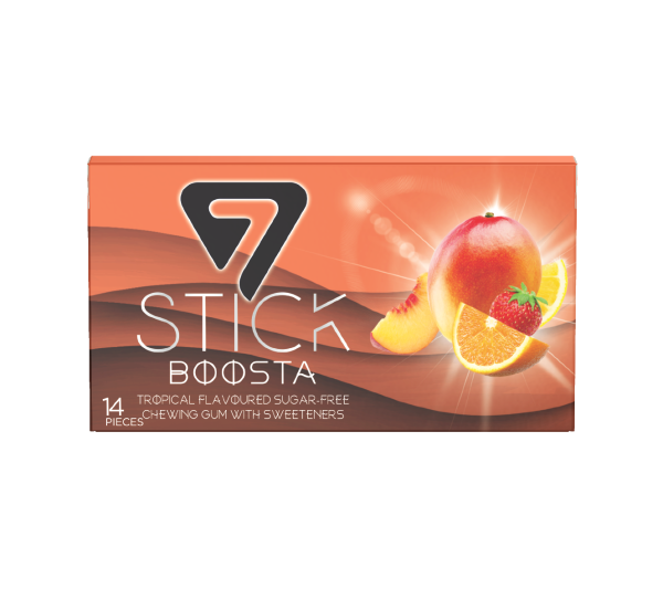 7STICK SEKERSIZ 14LU TROPIKAL AROMALI SAKIZ 29gr