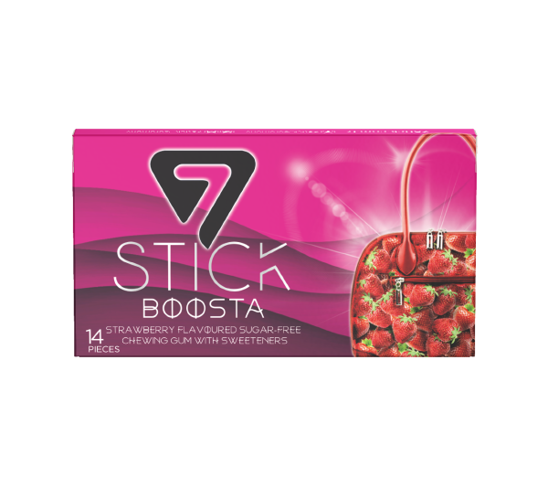 7STICK SEKERSIZ 14LU ÇİLEK AROMALI SAKIZ 29gr
