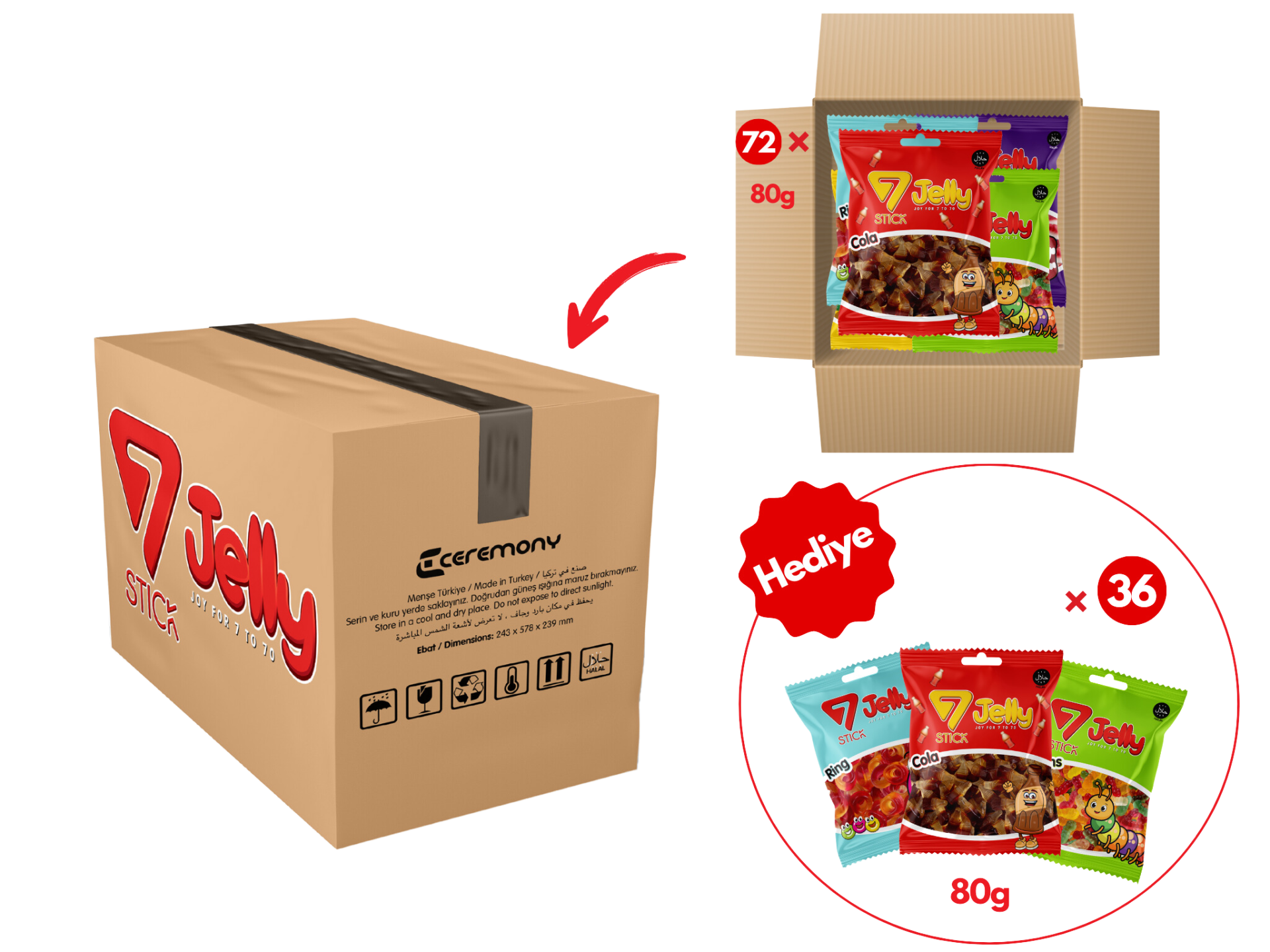 80gr 72+36 kampanya (108 Adet)