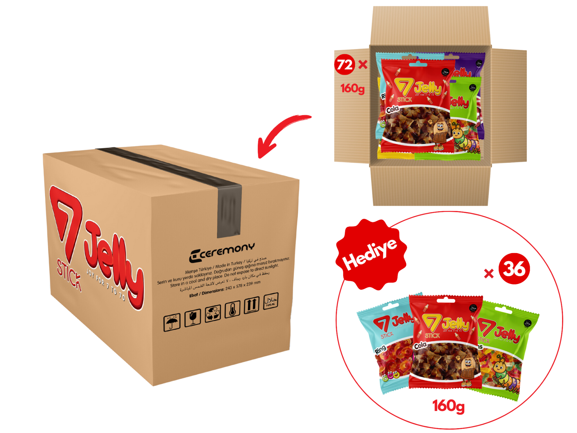 160gr 72+36 kampanya (108 Adet)
