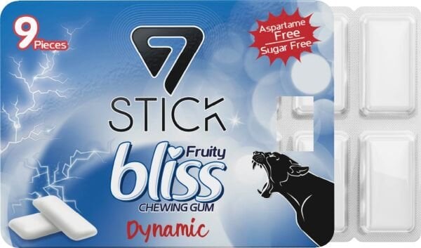 7STICK SEKERSIZ KARIŞIK MEYVE AROMALI BLISTER SAKIZ 9 PCS
