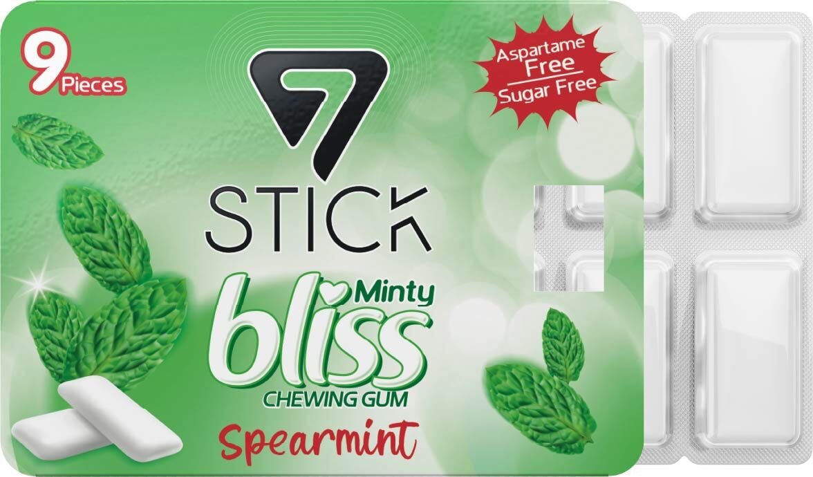 7STICK SEKERSIZ SPEARMINT AROMALI BLISTER SAKIZ 9 PCS