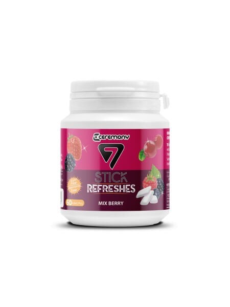 7STICK SEKERSIZ MIX BERRY AROMALI DRAJE SAKIZ 60 PCS