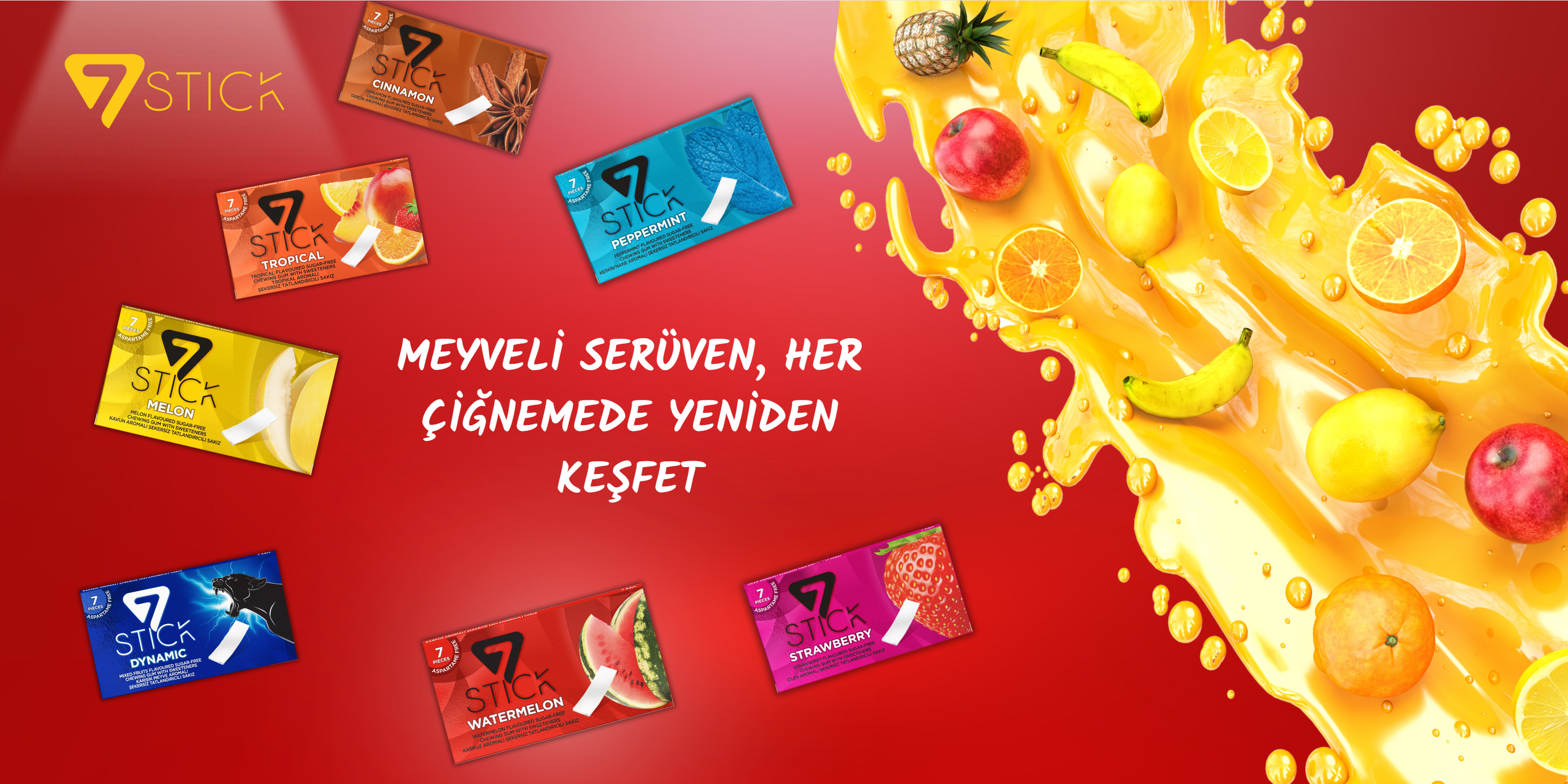 Meyve Aromalı Sakız